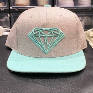 VTG DIAMOND SUPPLY CO. PREMIUM TIFFANY ADJUSTABLE CAP SNAPBACK HAT • NIKE SB